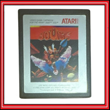 Gioco JOUST Carticcoa per Console ATARI 2600 Retrogame Antico Raro Usato