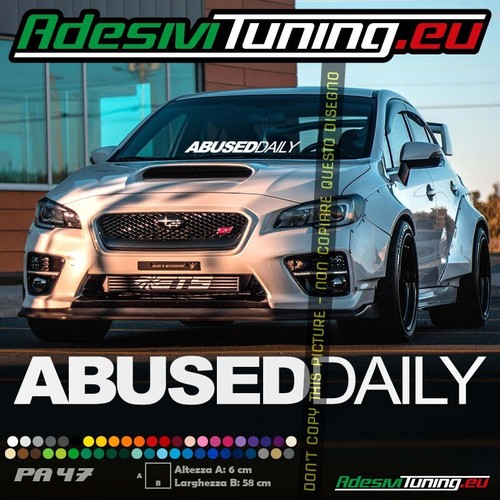 Adesivo abused daily - adesivo,