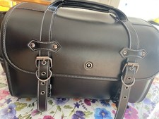 Borsa Pelle Nera Moto 