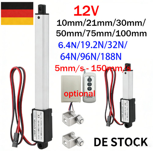 10mm 200mm attuatore lineare - 10mm-200mm,