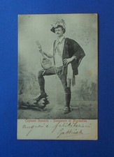 Cartolina Costume Romano Suonatore mandolino VG 1903 per Lucca