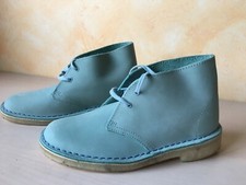 SCARPE Clarks polacchino desert boot azzurro  : eur 37   UK  4