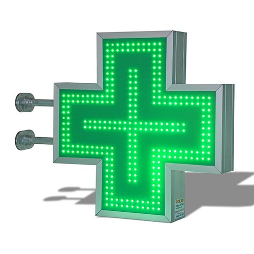 Insegna farmacia croce led - insegna,