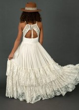 Vestito lungo pizzo