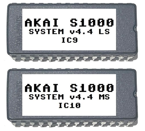 Akai s1000 eproms set 4 - s1000,