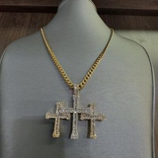 Ciondolo tripla croce