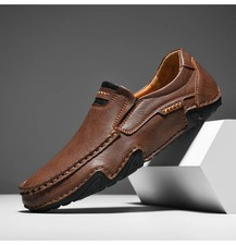 Mocassini uomo comodi traspiranti tempo libero antiscivolo scarpe basse barca 