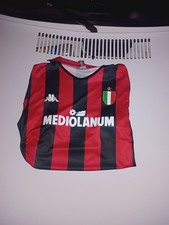 AC Milan 1988 1989 1990 Home Size L Vintage Football Shirt Serie A Gullit Van Ba
