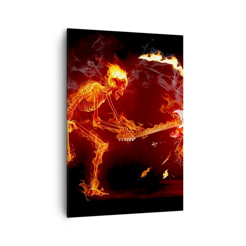 Quadro tela 70x100cm fuoco - quadro,