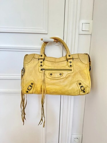 Balenciaga vintage city - city, yellow