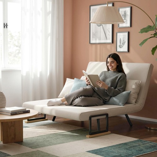 Homcom divano letto due - letto,,