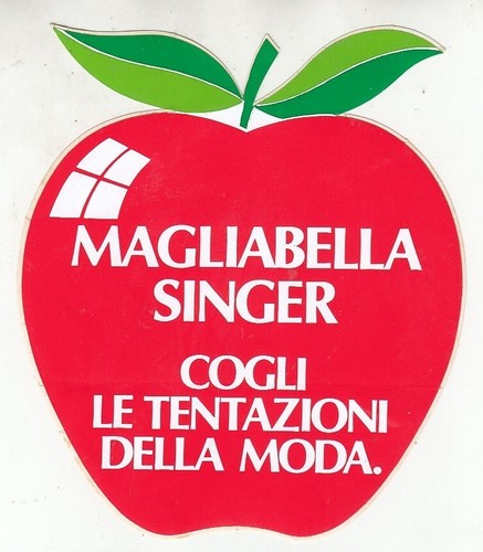 Adesivo magliabella singer - adesivo,