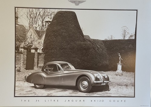 Raro poster auto - , jaguar