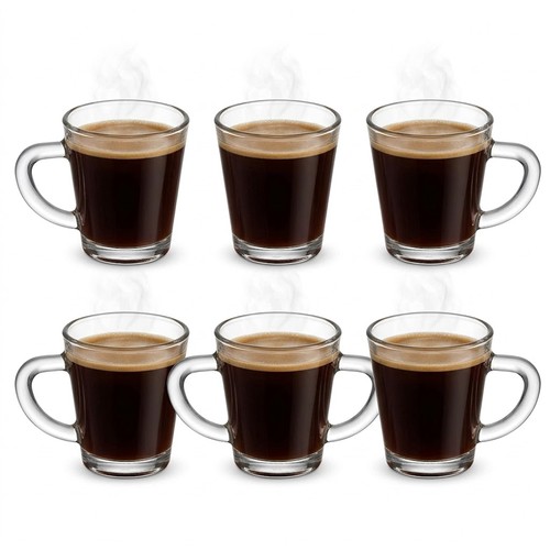 Set tazzine vetro 70 - set, ml
