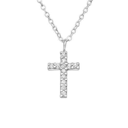 Collana con ciondolo croce