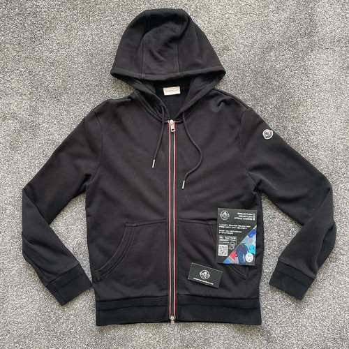 Moncler maglia felpa nera con - moncler,