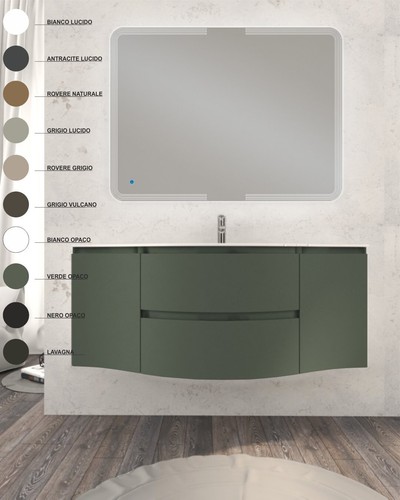 Mobile bagno curvo - , cm