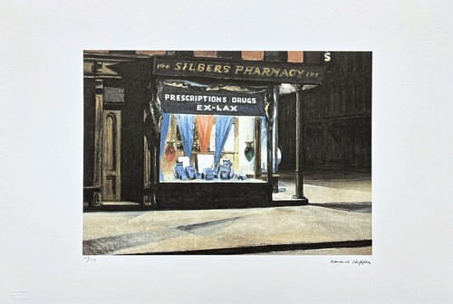Edward hopper farmacia - edward,