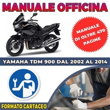 Manuale Officina Cartaceo Yamaha TDM 900 dal 2002 al 2014 (IN ITALIANO)