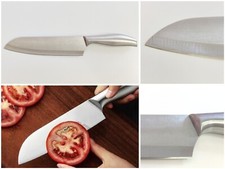 Coltello da Cucina Sushi 100% Acciaio Inox Coltello da mannaia per tritare 28cm