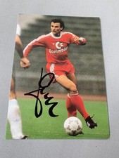 ARMIN ECK Bayern Monaco cartolina autografata Commodore firmata 10x15