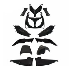 Kit Carene Plastiche Nere Yamaha T-MAX 500 2001 2002 2003 2004 2005 2006 2007