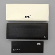 Authentic Montblanc Empty Single Pen Display Gift Box Case w/ Service Guide