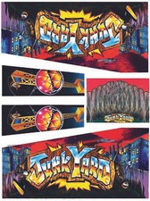 KIT COMPLETO DECALS CABINET FLIPPER PINBALL JUNK YARD WILLIAMS