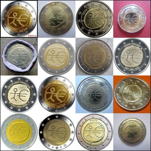 Euro conmemorativos emu 2009 - 2,