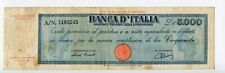 Banconota 5000 Lire Titolo Provvisorio Testina 12/07/1947