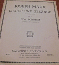 Marx-LIEDER UND GESANGE/ CON