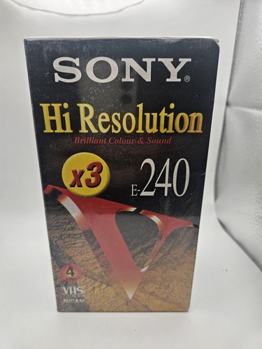 Videocassetta vhs sony - vhs,