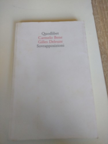 Carmelo bene gilles - carmelo, deleuze