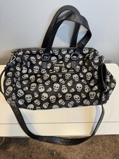 Borsone Sourpuss Skull Weekender nero grigio