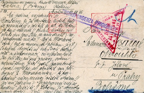 1916 corrispondenza - -, "corrispondenza