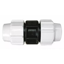 PLASSON Manicotto Raccordo Intermedio per Tubo Polietilene VARIE MISURE