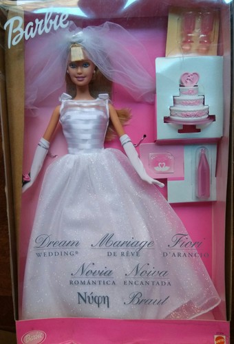 Barbie vintage fiori arancio - barbie, d'arancio
