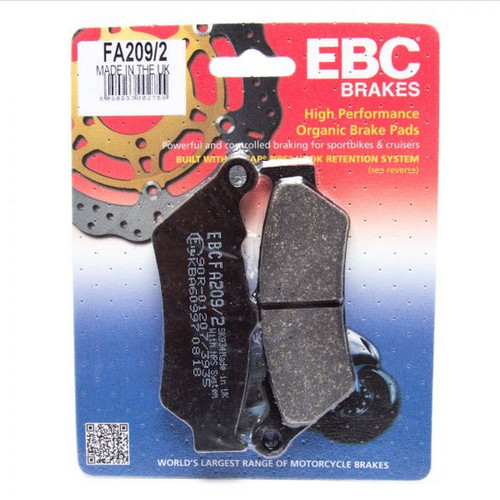 Pastiglie freno organiche ebc - organiche,
