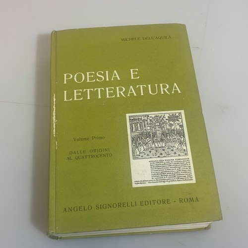 Poesia letteratura volume - poesia, e