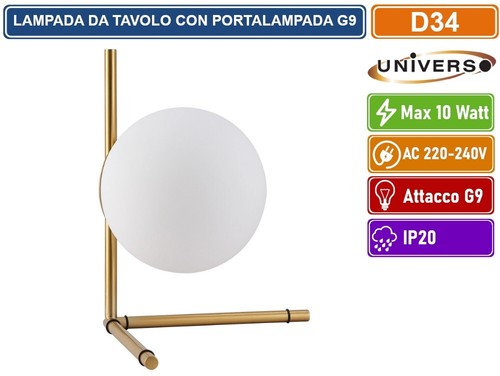 Lampada tavolo bronzo in - tavolo,