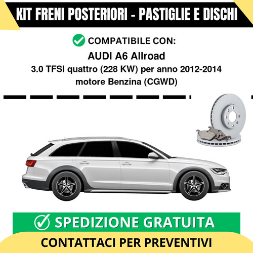 Kit freni posteriori - freni, per
