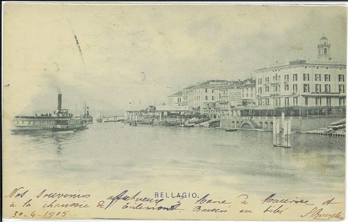 Cartolina ill bellagio - ill.,