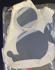 ZAINO MONOSPALLA BIANCO E GRIGIO MARCHIATO TOPOLINO usato