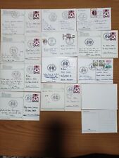 francobolli milan con annulli speciali Champions League su cartolina