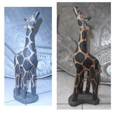Scultura animale legno - animale,