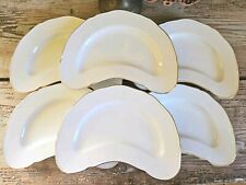Porcellana Richard Ginori Antico Doccia Filo Oro Zecchino 6 Piatti Insalata 