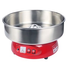 PartyHut Macchina per Caramelle Compatta Commerciale Cotone Party Candy Floss Maker Rosso