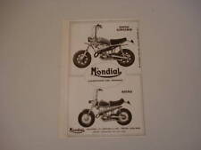 advertising Pubblicità 1972 MOTO MONDIAL MINI 50/MINI CROSS 50