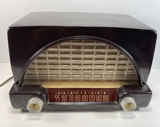 Radio d'epoca a valvole Philco Transitone modello 51-532 bachelite FUNZIONANTE art deco ��
