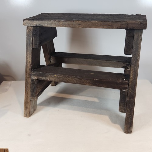 Sgabello due gradini in - a,